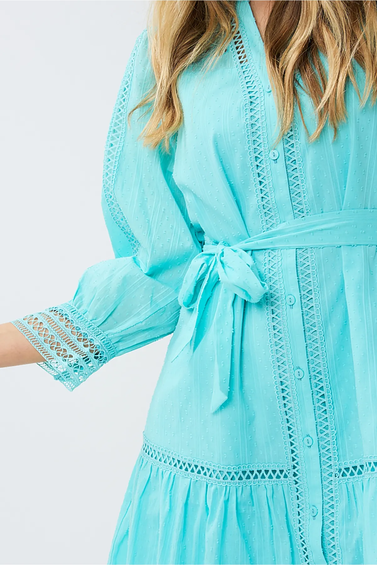 Dress Plumetis Lace Embroidery sold by French Cuff product image thumbnail 2