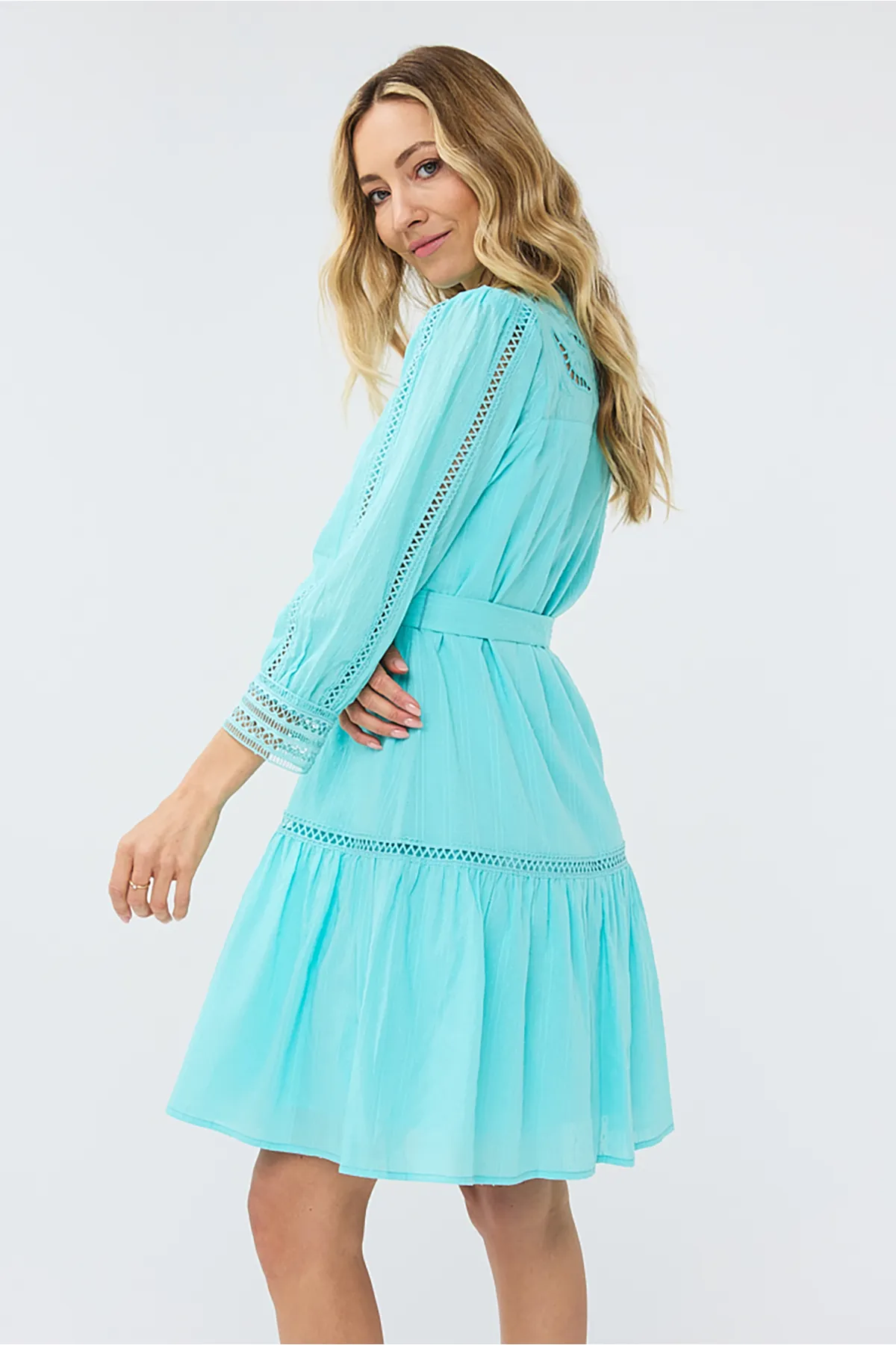 Dress Plumetis Lace Embroidery sold by French Cuff product image thumbnail 3