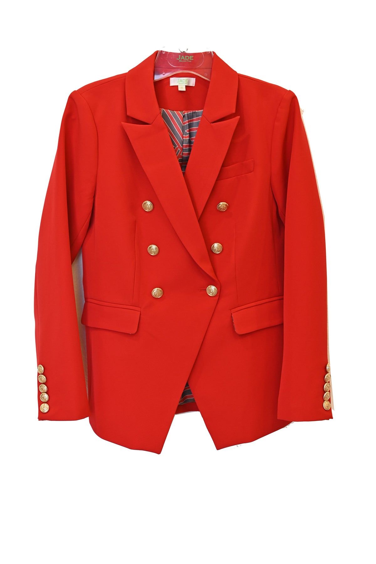 Red Blazer- Red sold by French Cuff