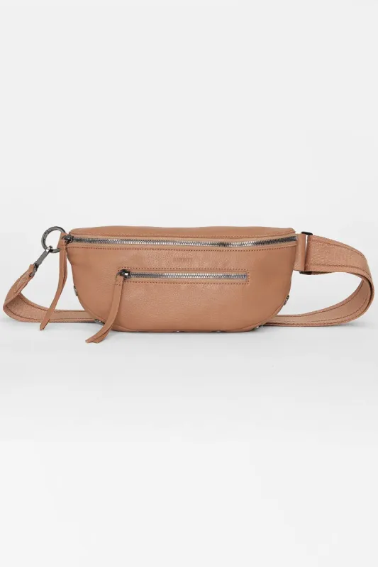 Charles Crossbody - Biscotti/Gunmetal made by French Cuff