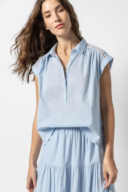 Easy Yoke Blouse sold by French Cuff