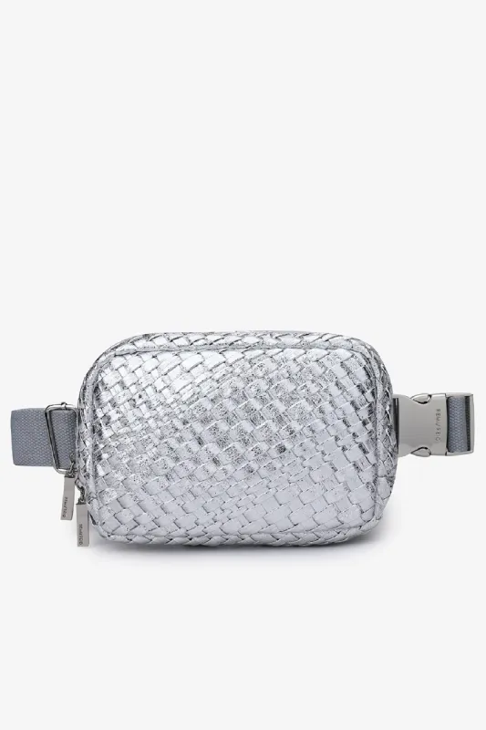 Everleigh Woven Belt Bag sold by French Cuff