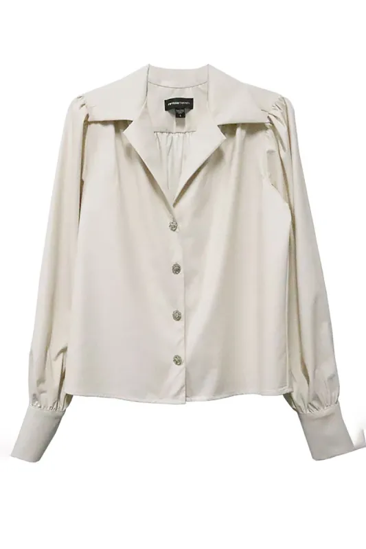 Faux Leather Top sold by French Cuff
