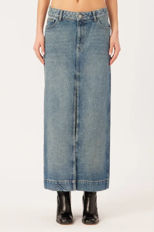 Asra Skirt: Maxi - Aged Mid made by DL1961