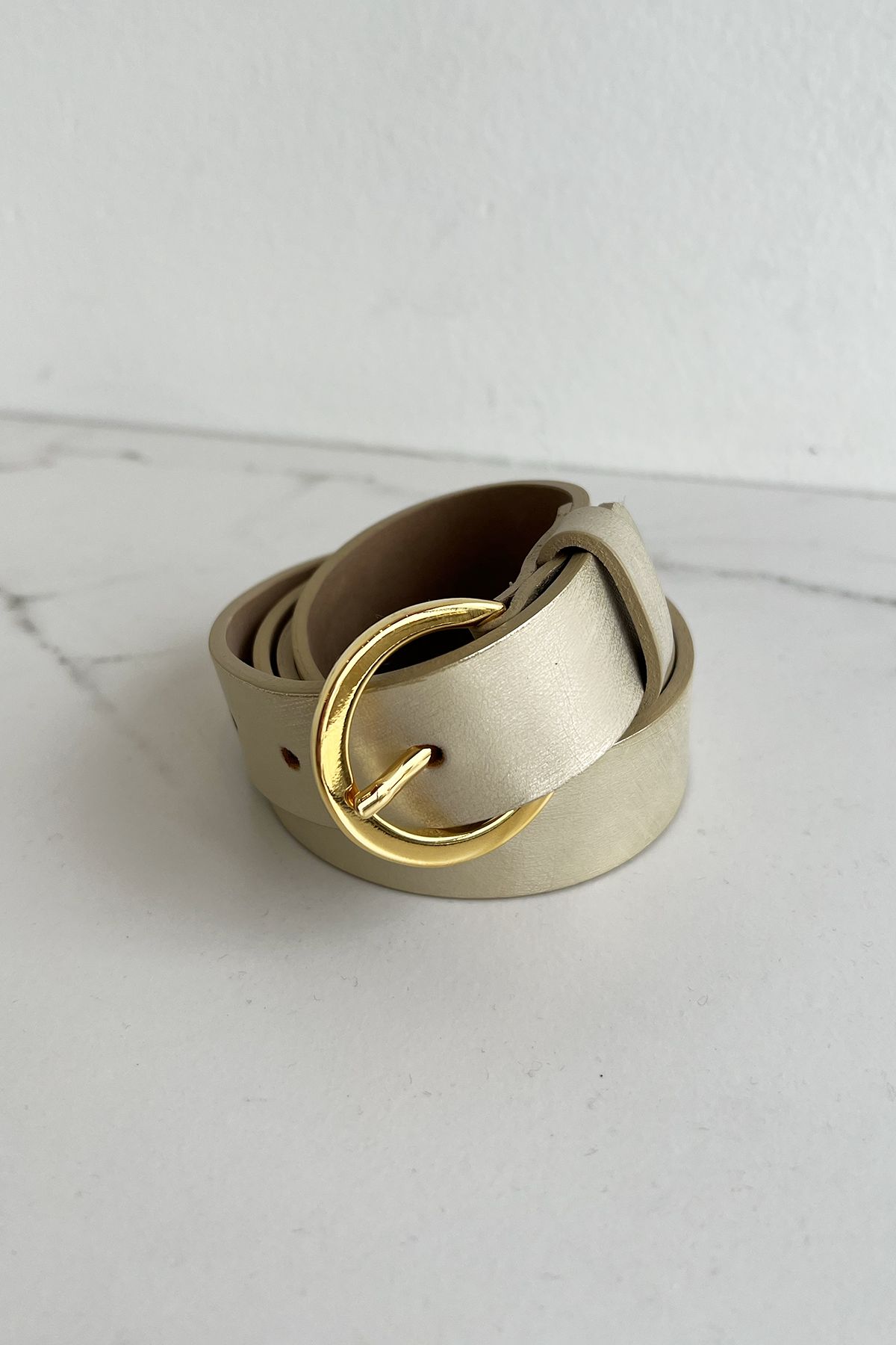 Gold Skinny Belt sold by French Cuff