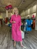 Midi Length Shirtdress sold by French Cuff