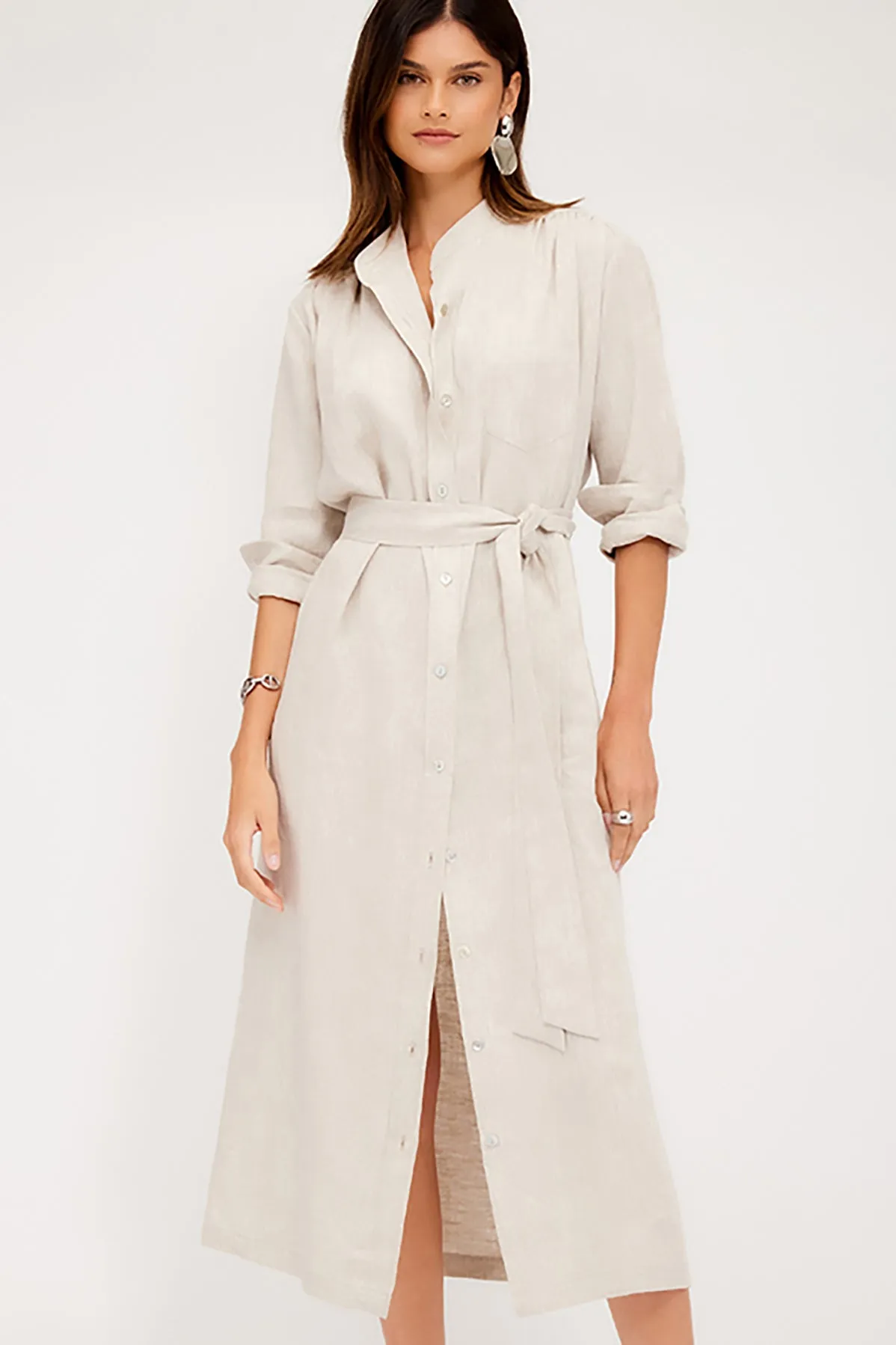 Midi Length Shirtdress sold by French Cuff