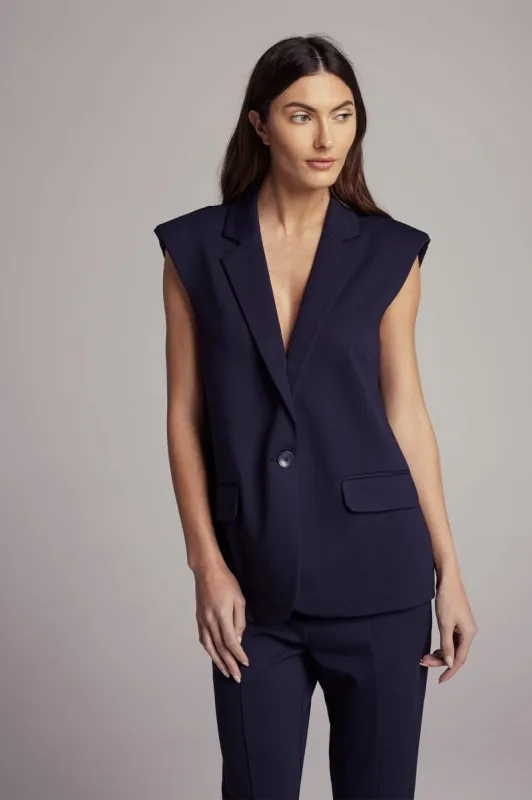 Crisler Vest- Deep Navy sold by French Cuff