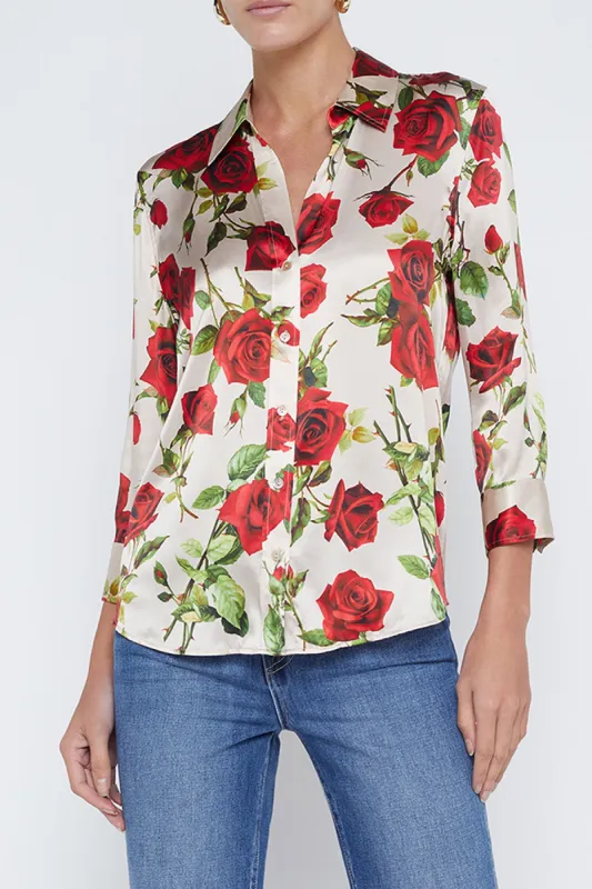 Dani 3/4 Sleeve Blouse sold by French Cuff