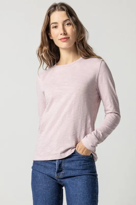 Long Sleeve Crewneck-Iced Lilac sold by French Cuff