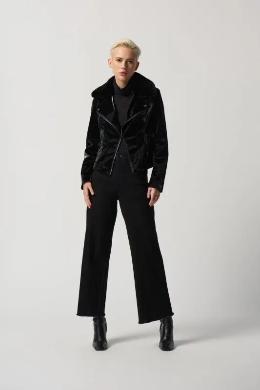 Removable Fur Jacket Black sold by French Cuff