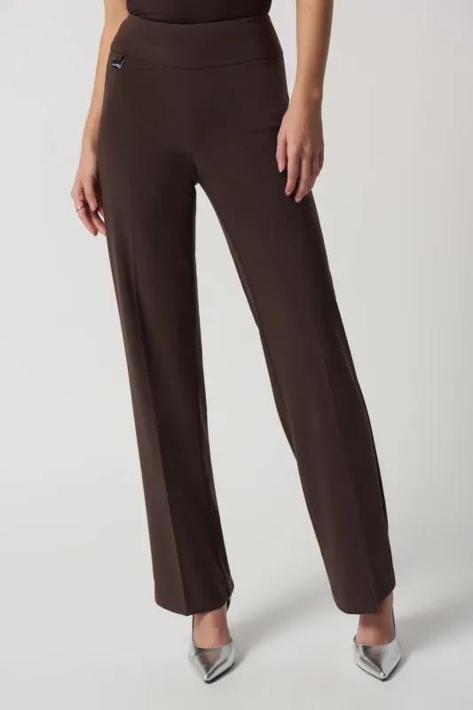 32 Inseam Wide Leg Pant - Mocha sold by French Cuff