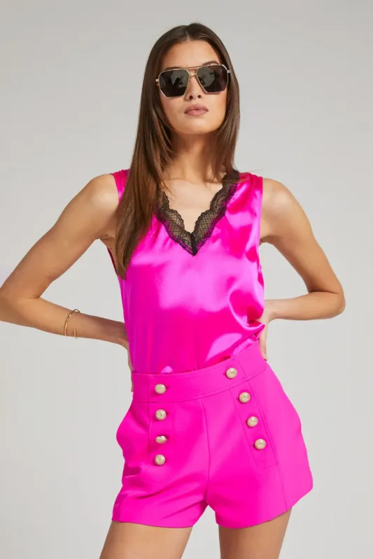 Aida Lace Tank sold by French Cuff