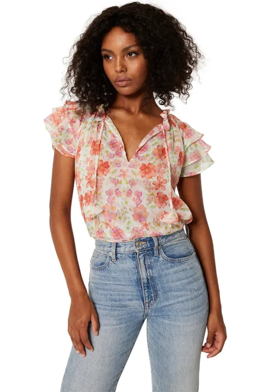 Maria Top- Cora Flora sold by French Cuff