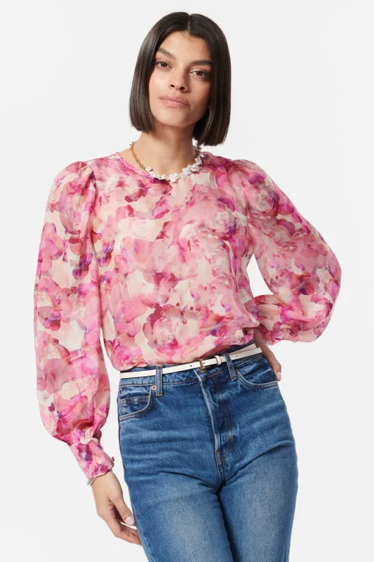 Analys Top- Floral Mirage sold by French Cuff