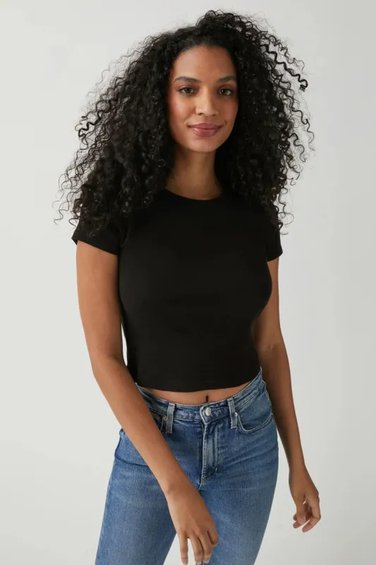 Mimi Crop Tee- Core sold by French Cuff