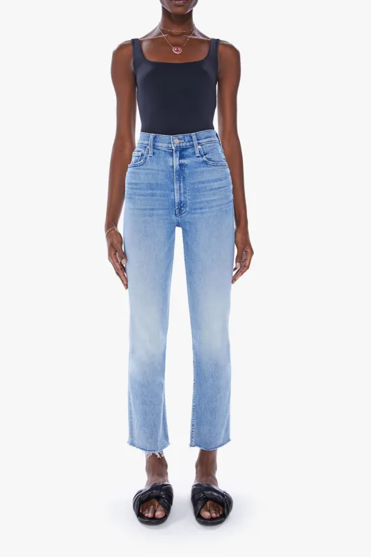 High Waisted Rider Ankle Fray - Fish out of Water sold by French Cuff