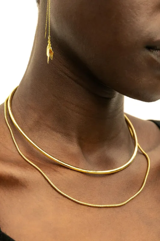 Nyoka Layered Choker Necklace made by French Cuff