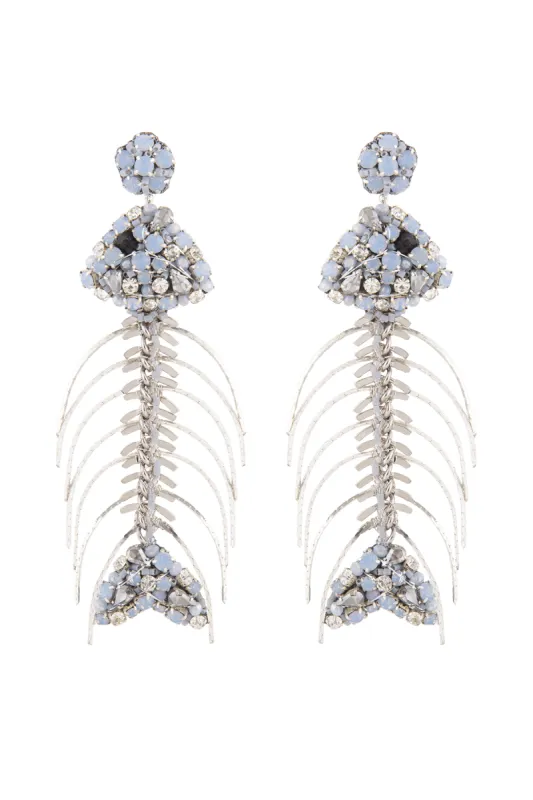 Fish Bone Earrings made by French Cuff