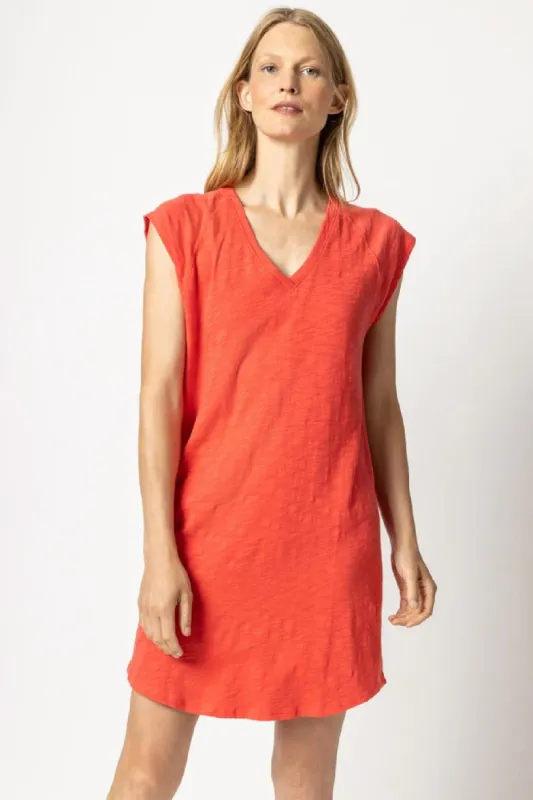 V-Neck Short Sleeve Raglan Dress sold by French Cuff