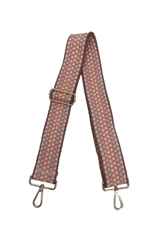 2" Bubble Adjustable Bag Strap - Blush made by French Cuff