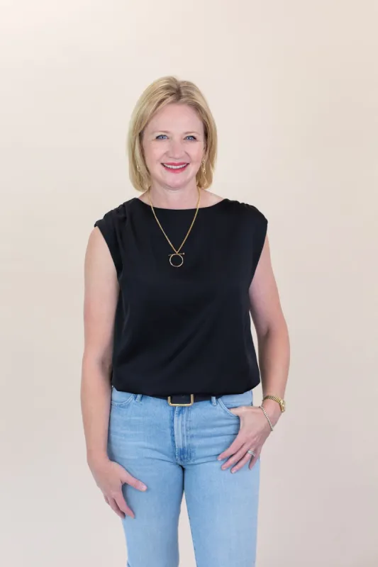 Bubble Hem Top sold by French Cuff