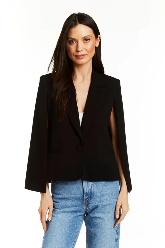 Effie Blazer Cape sold by French Cuff