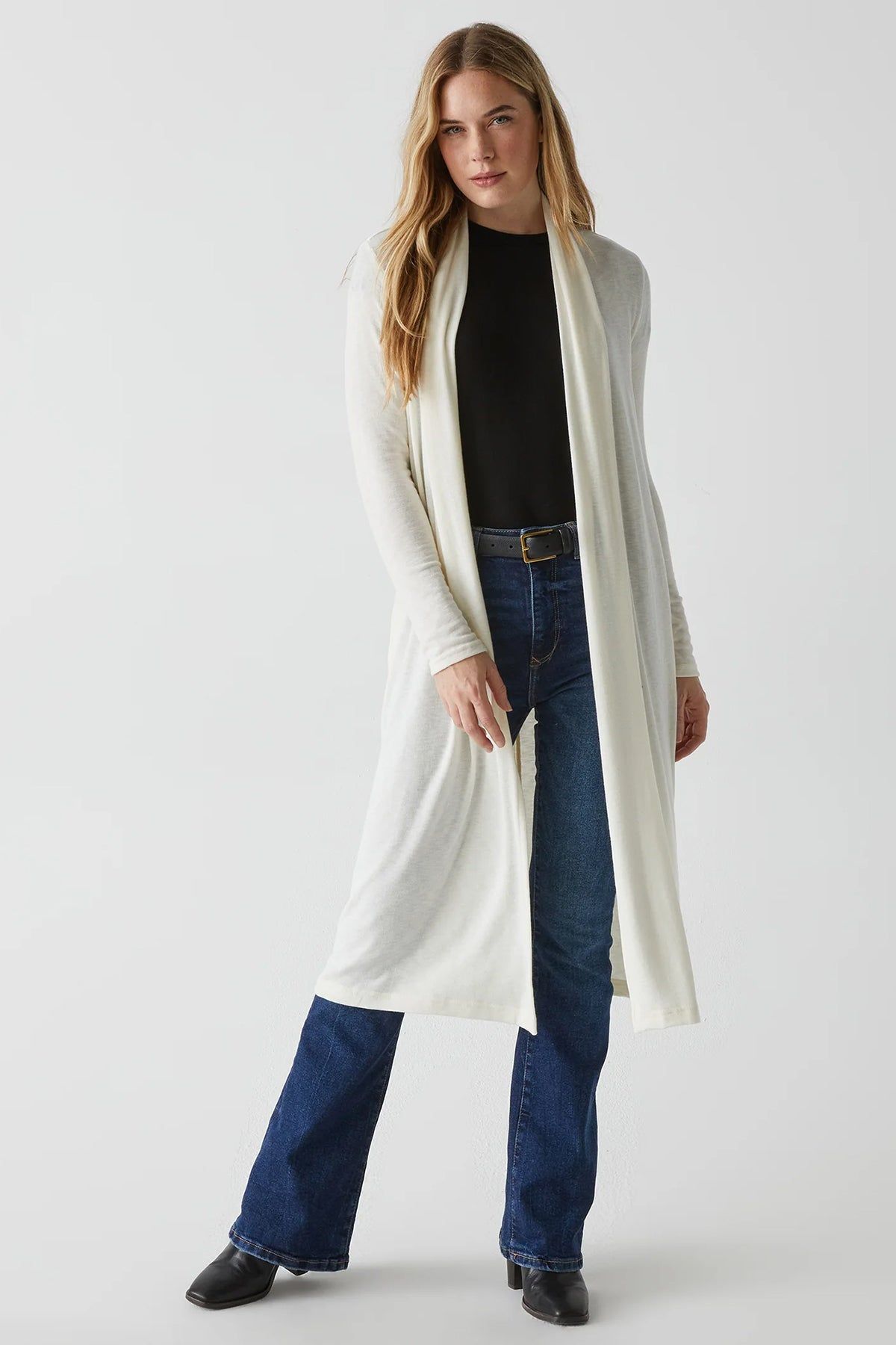 Izzy Longline Open Cardigan sold by French Cuff product image thumbnail 4