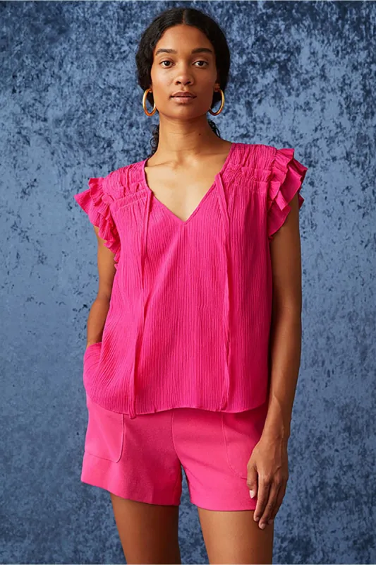 Phoebe Blouse - Rosa sold by French Cuff