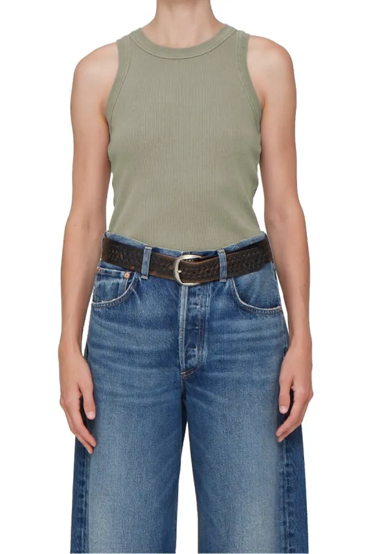 Isabel Rib Tank sold by French Cuff
