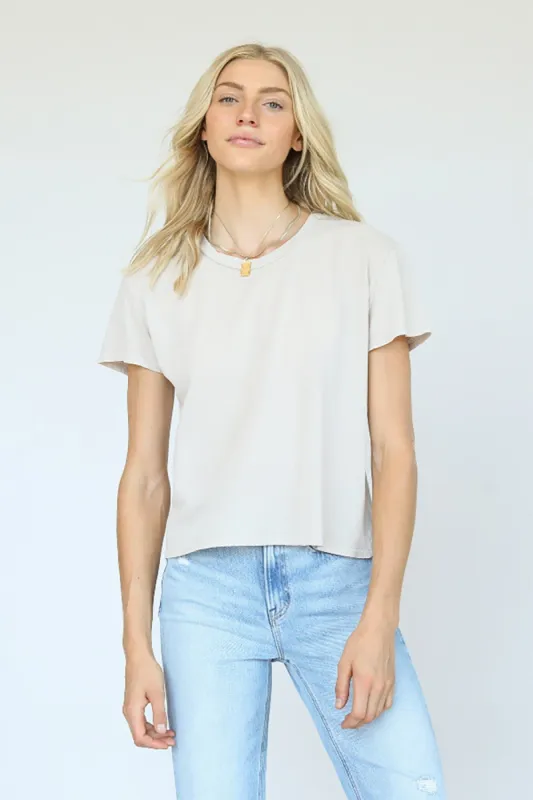 Harley Crew Tee - Sand sold by French Cuff