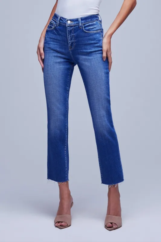 Sada High-Rise Crop Slim Jean sold by French Cuff