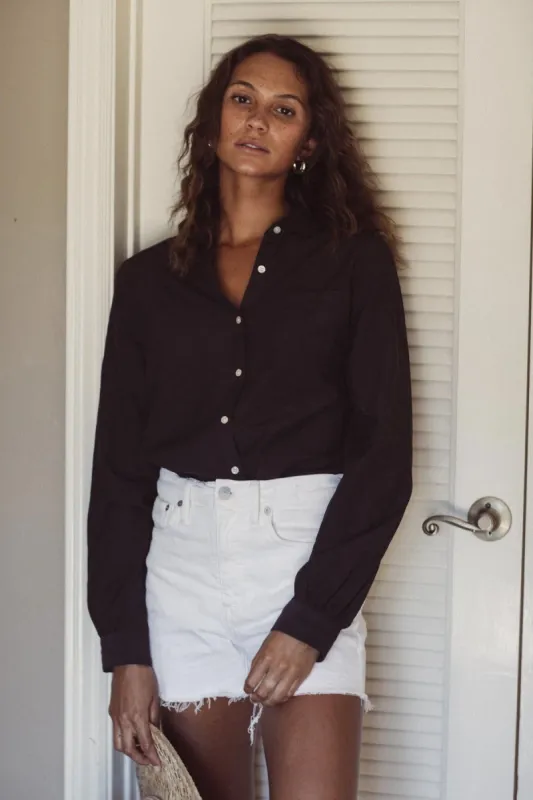 Grace Classic Black Shirt sold by French Cuff