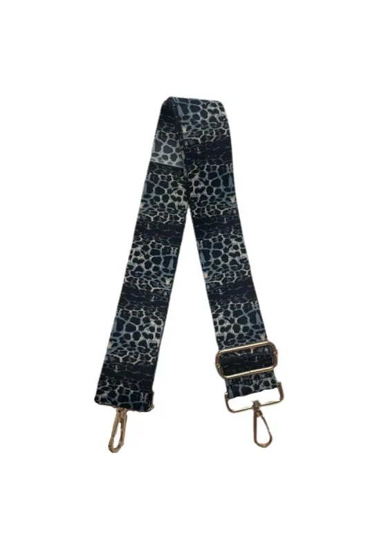 Leopard Bag Strap - Navy sold by French Cuff