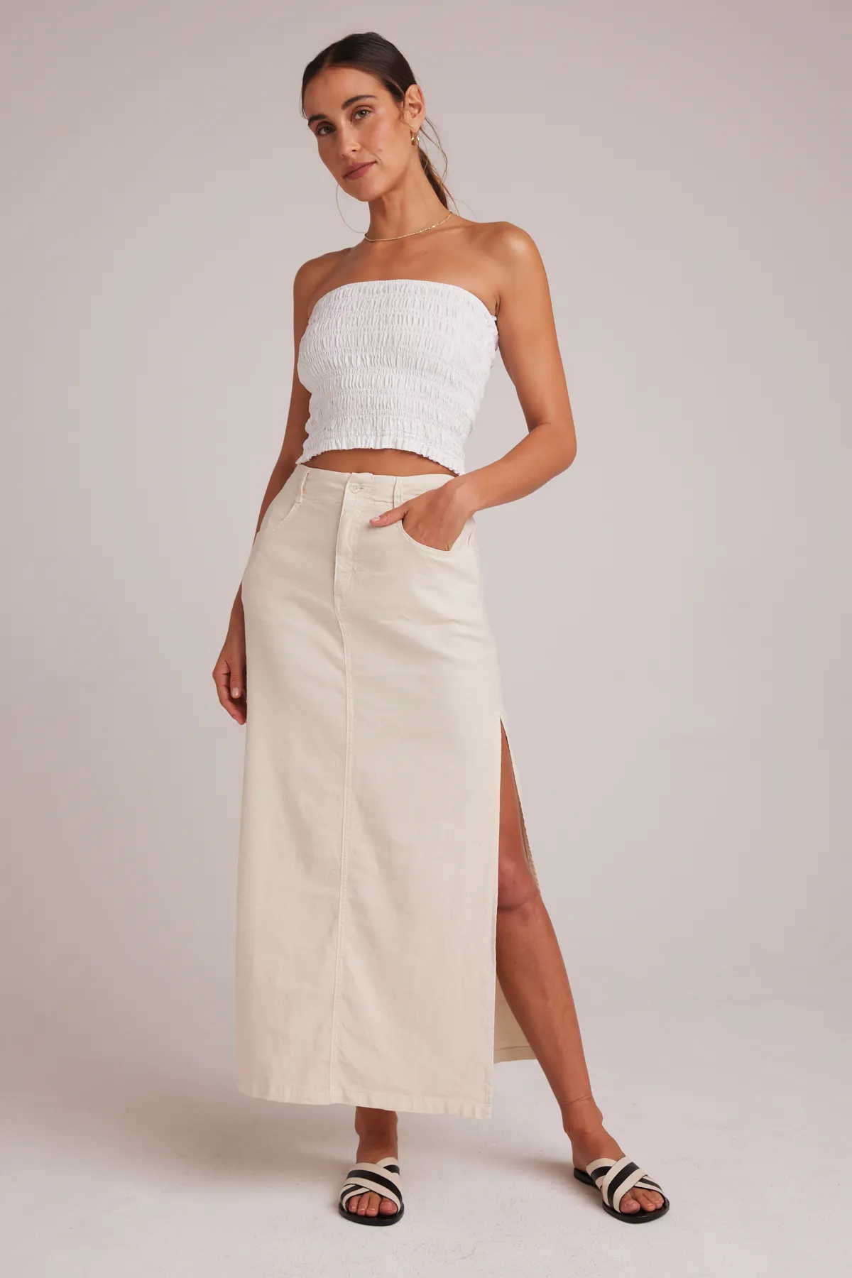 Side Slit Skirt sold by French Cuff