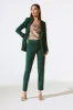 Scuba Crepe Straight Pull-On Pants sold by French Cuff