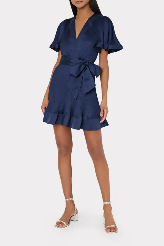 Ellie Solid Pleated Dress sold by French Cuff
