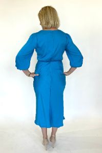 Azure Blue Midi Dress sold by French Cuff