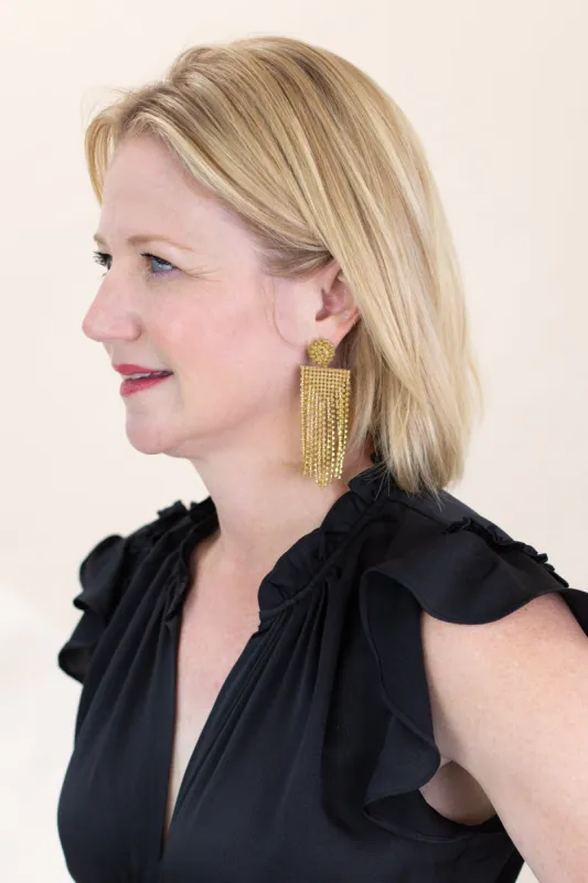 Fanning Earring - Mustard sold by French Cuff