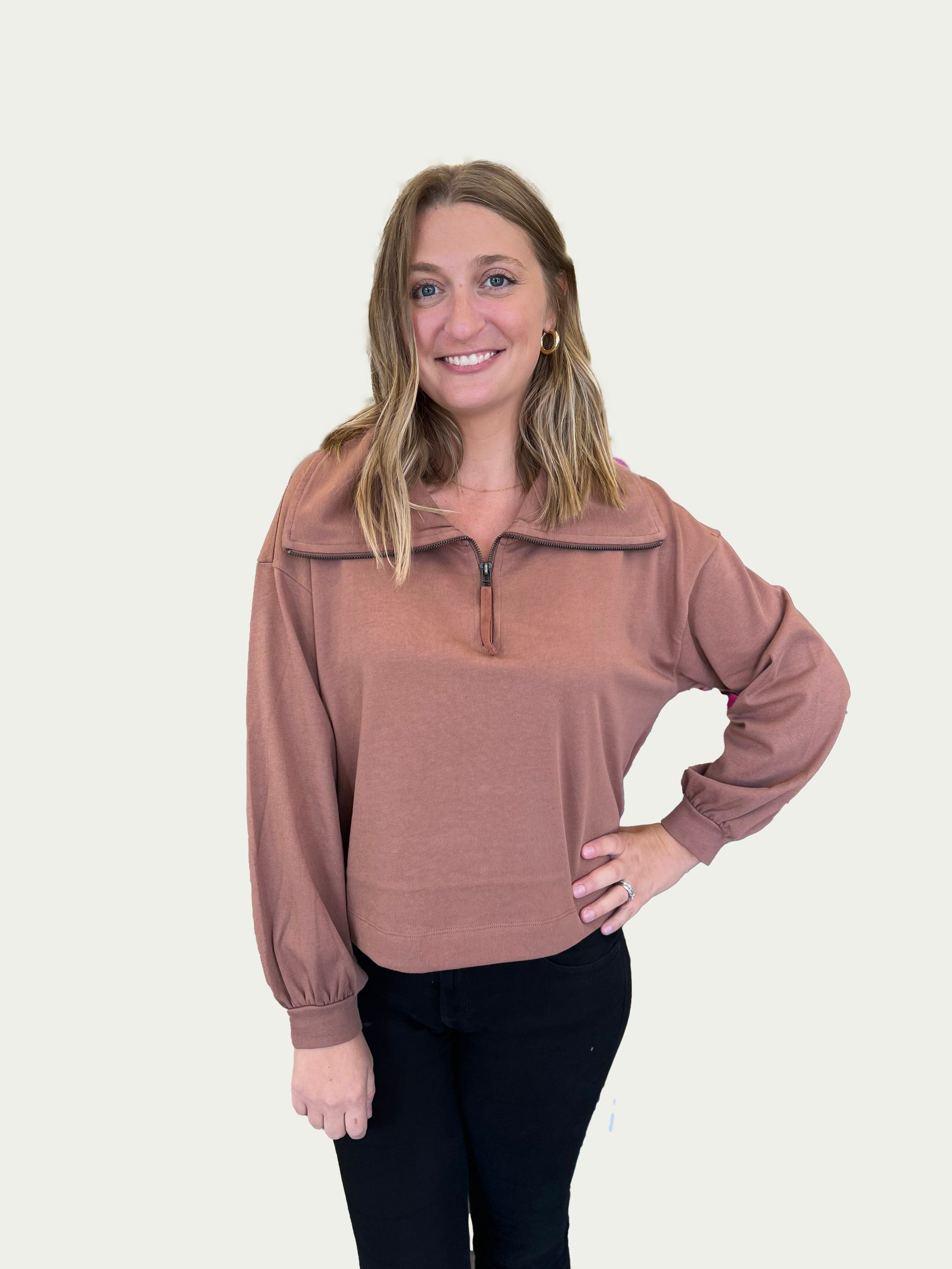 Full Sleeve Half Zip- Fall 23 sold by French Cuff product image thumbnail 3
