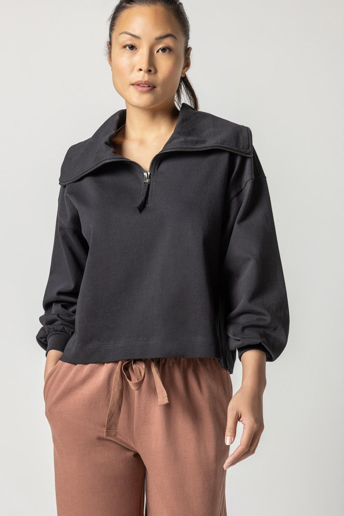 Full Sleeve Half Zip- Fall 23 sold by French Cuff
