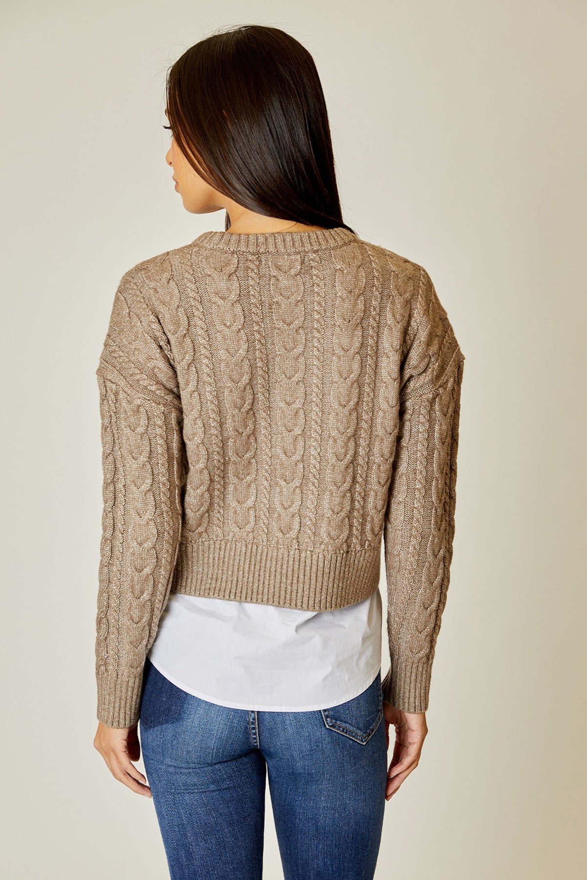 Mix Media Sweater-Fall 23 sold by French Cuff product image thumbnail 2