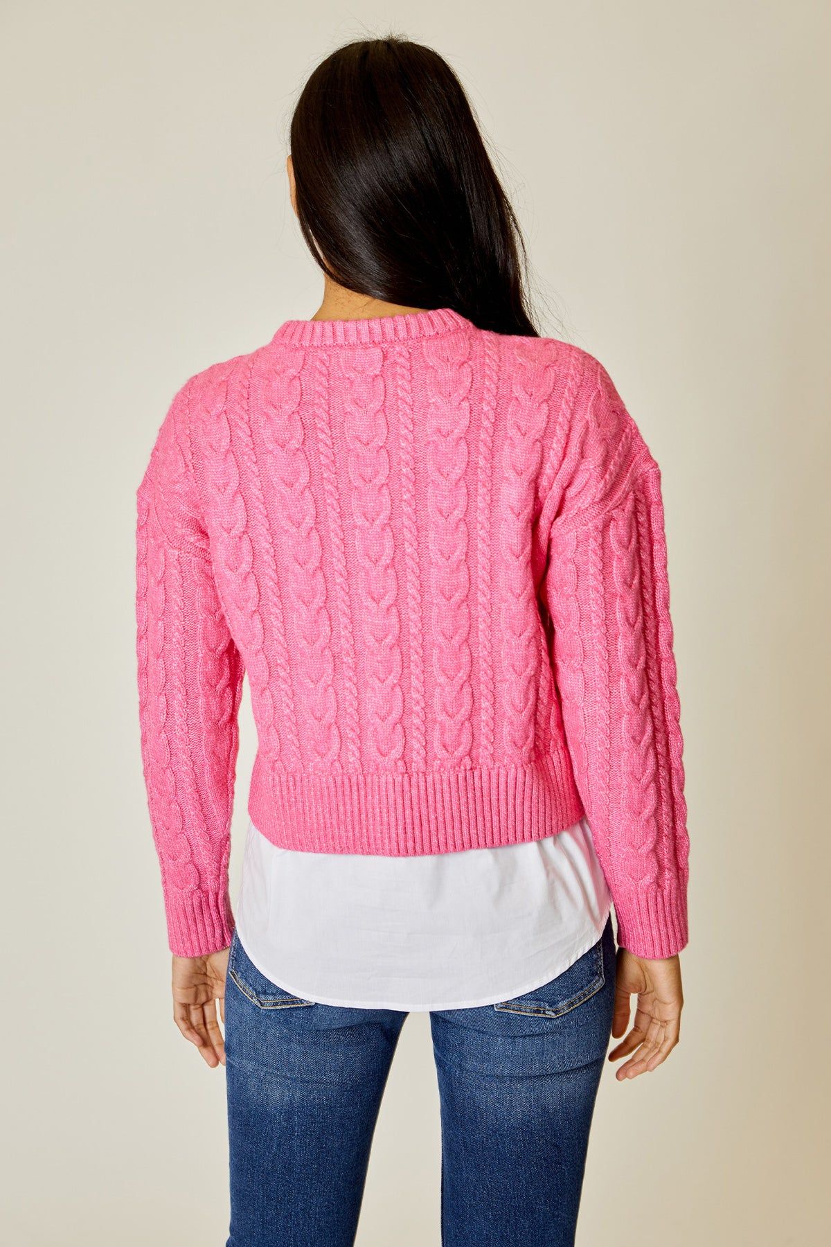 Mix Media Sweater-Fall 23 sold by French Cuff product image thumbnail 4