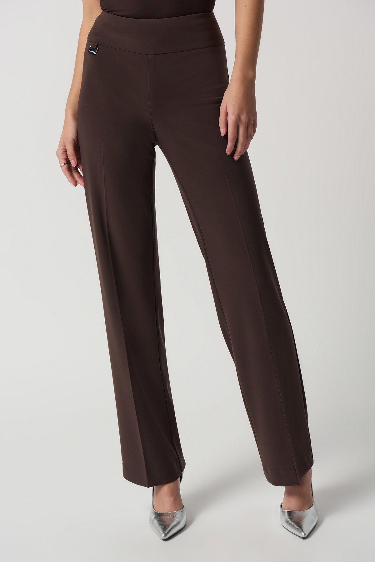 32 Inseam Wide Leg Pant - Mocha sold by French Cuff