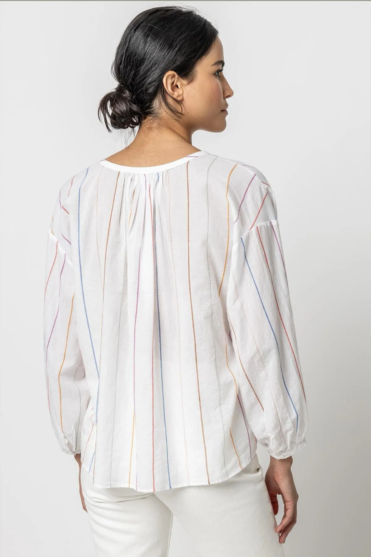 Bracelet Sleeve Shirred Blouse sold by French Cuff product image thumbnail 2