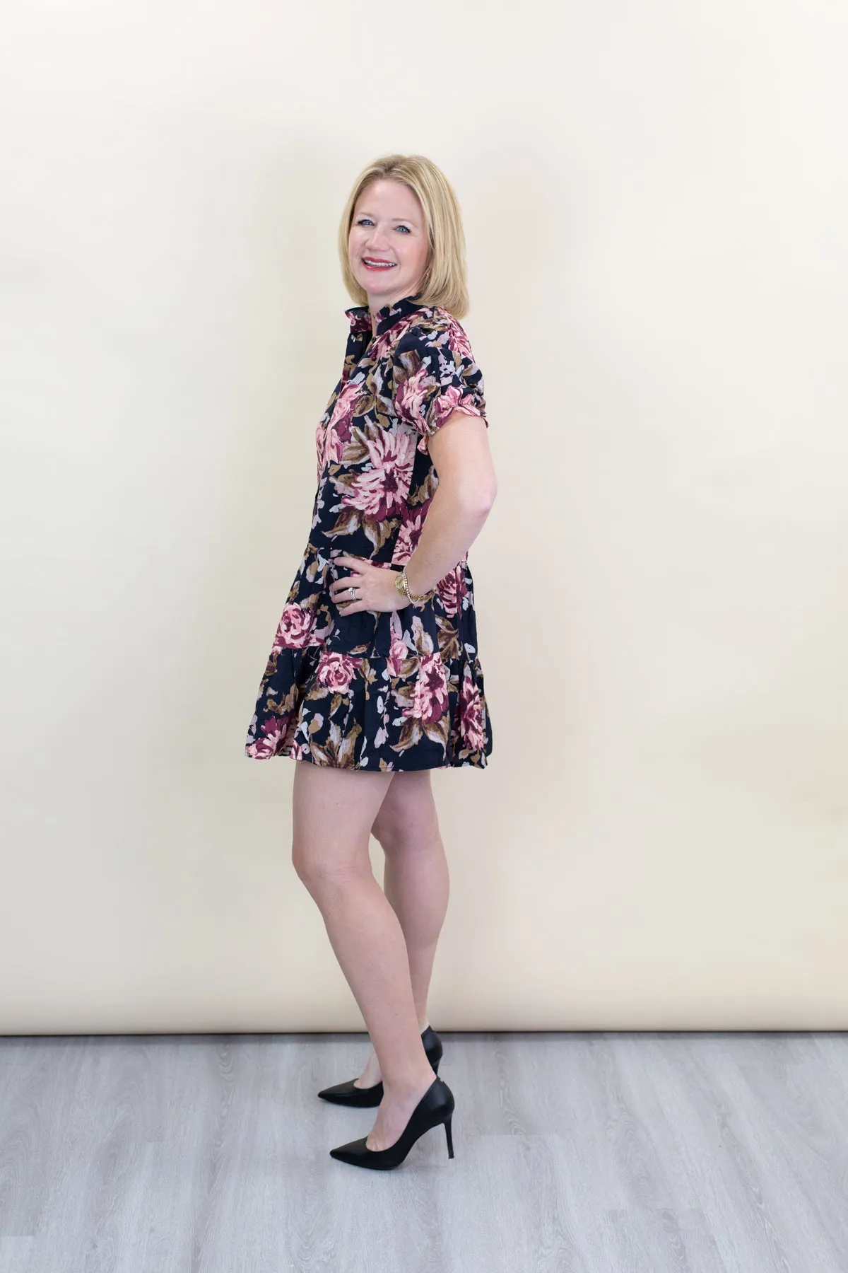 Black Floral Dress sold by French Cuff product image thumbnail 2