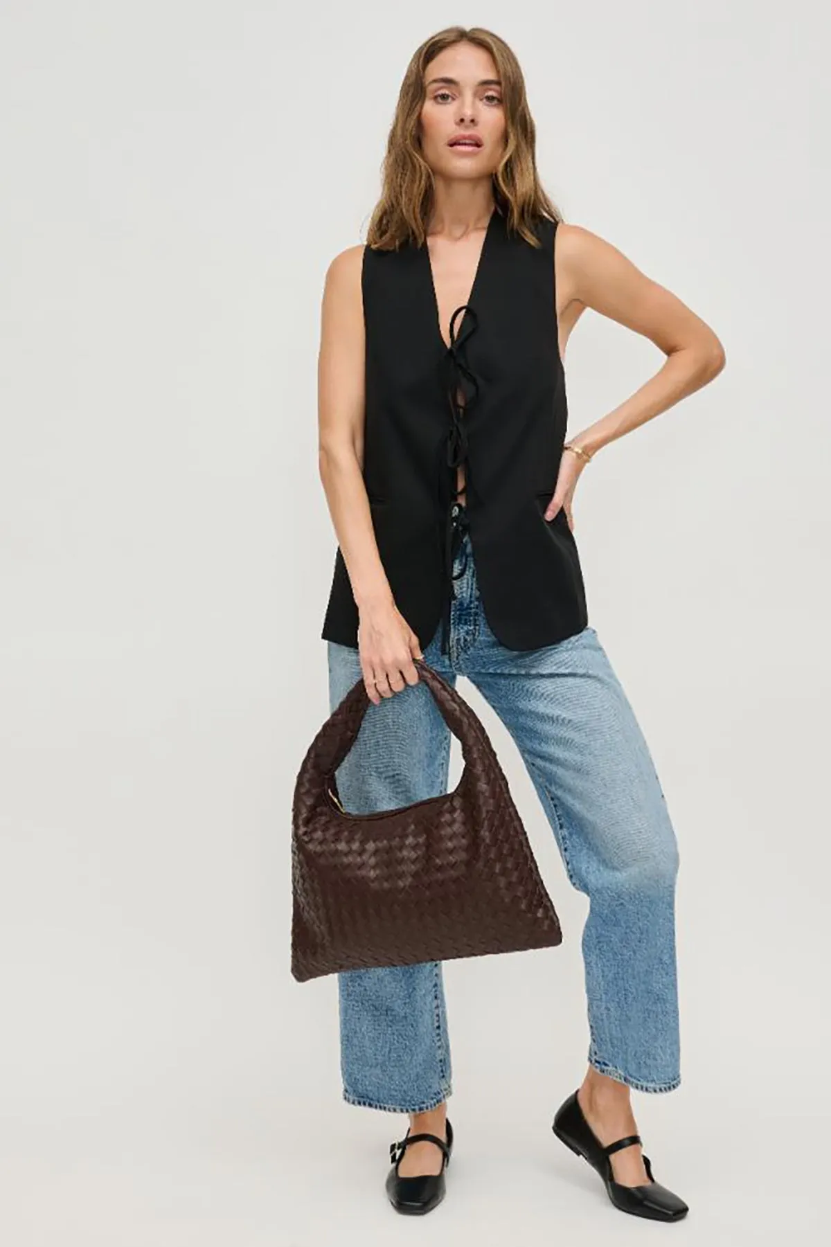 Leah Woven Hobo sold by French Cuff product image thumbnail 5