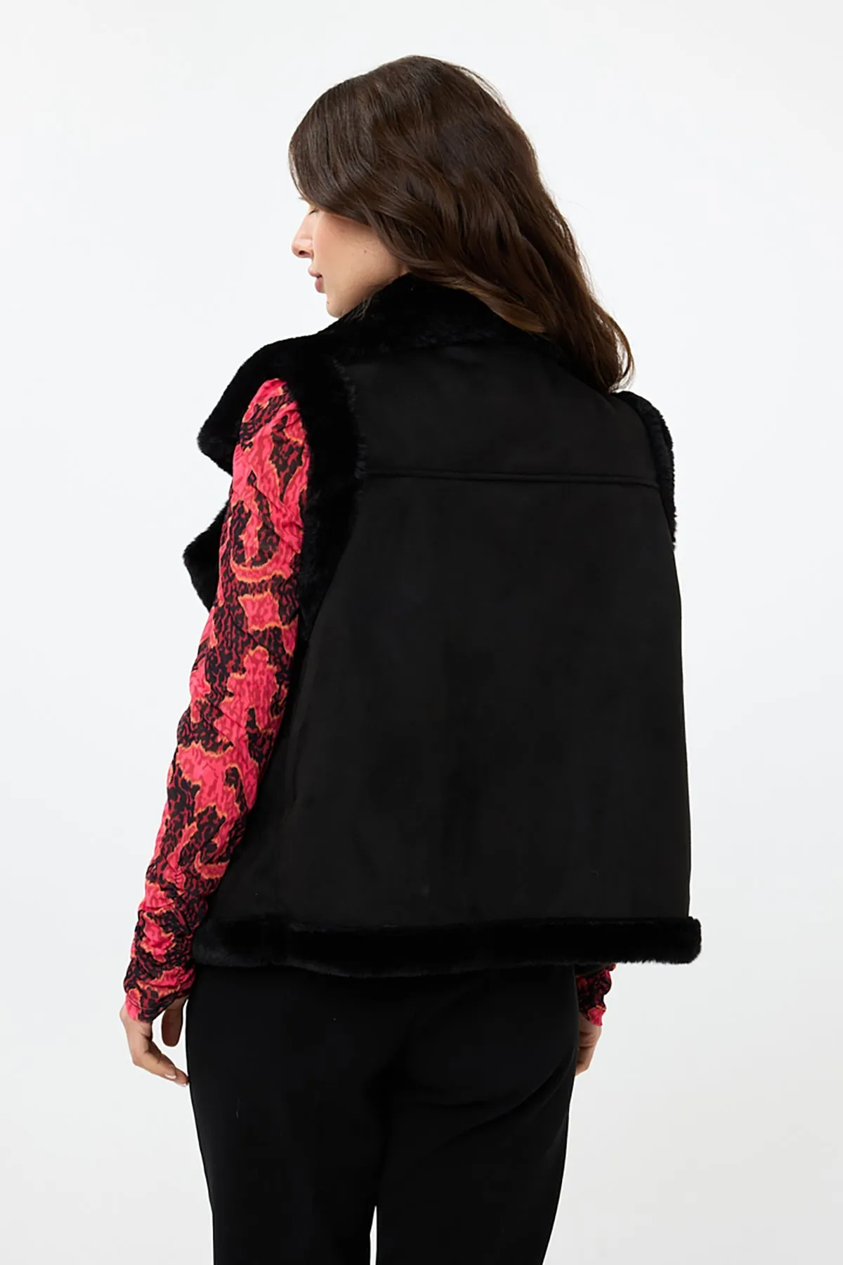 Suede/Fur Vest sold by French Cuff product image thumbnail 5