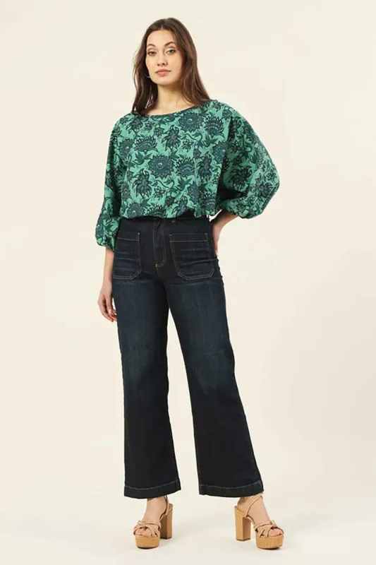 Verde Blouse sold by French Cuff