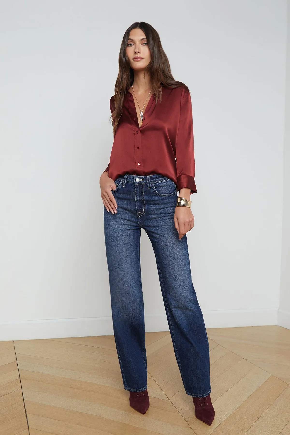 Dani 3/4 Sleeve Blouse sold by French Cuff product image thumbnail 3